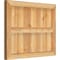 Ekena Millwork Framed Board-n-Batten Shutters, Rough Sawn Western Red Cedar, 26 7/8W x 21H, PR RBF06S26X021RWR - alternate 2